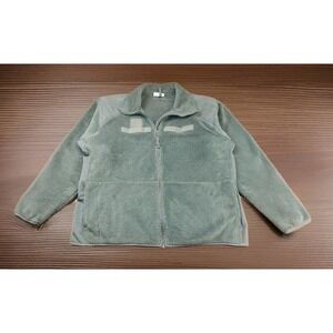 US ARMY GENⅢ/COLD WEATHER FLEECE JACKET Size: Large/Long Men Olive